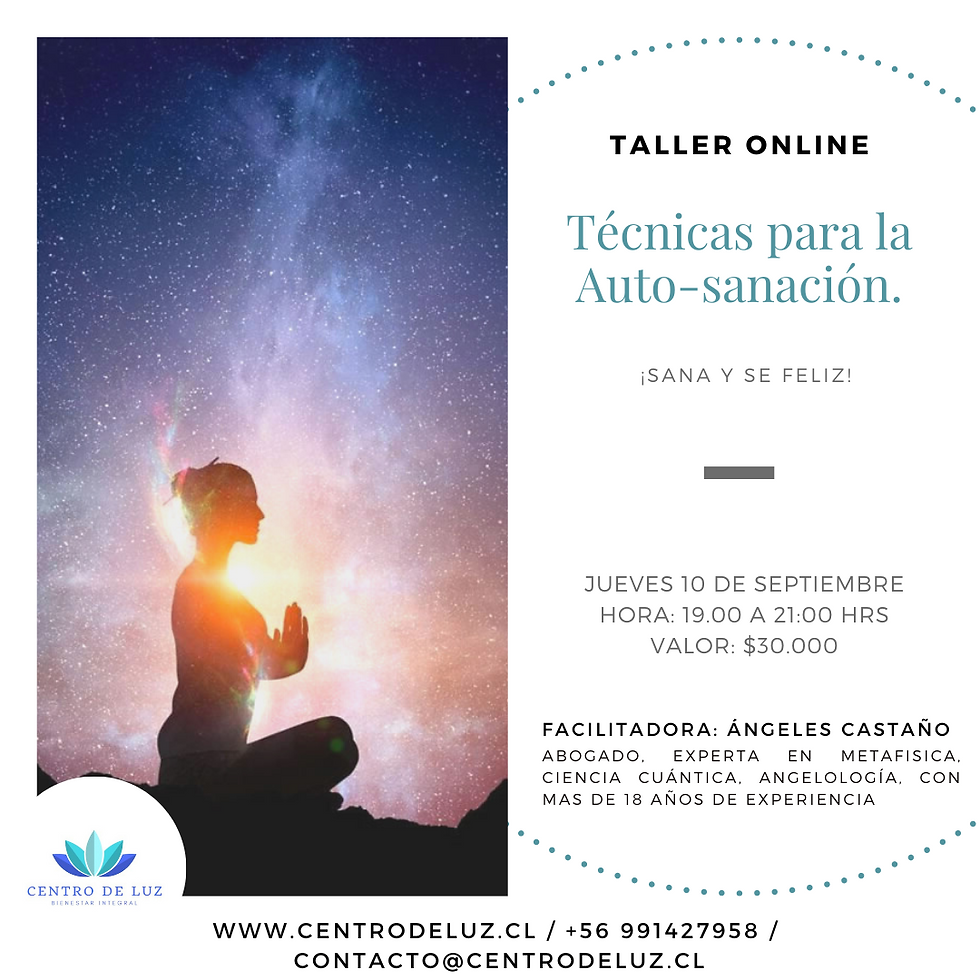 Taller Técnicas para la Auto-sanación