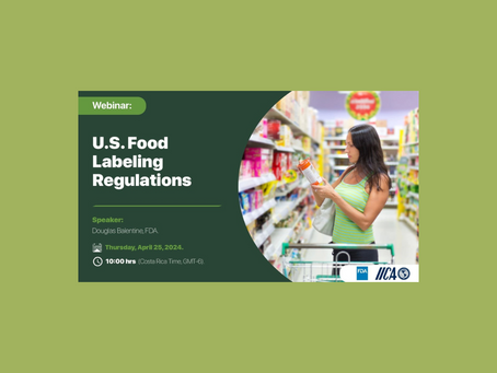 Webinar: U.S. Food Labeling Regulations - April 25, 2024