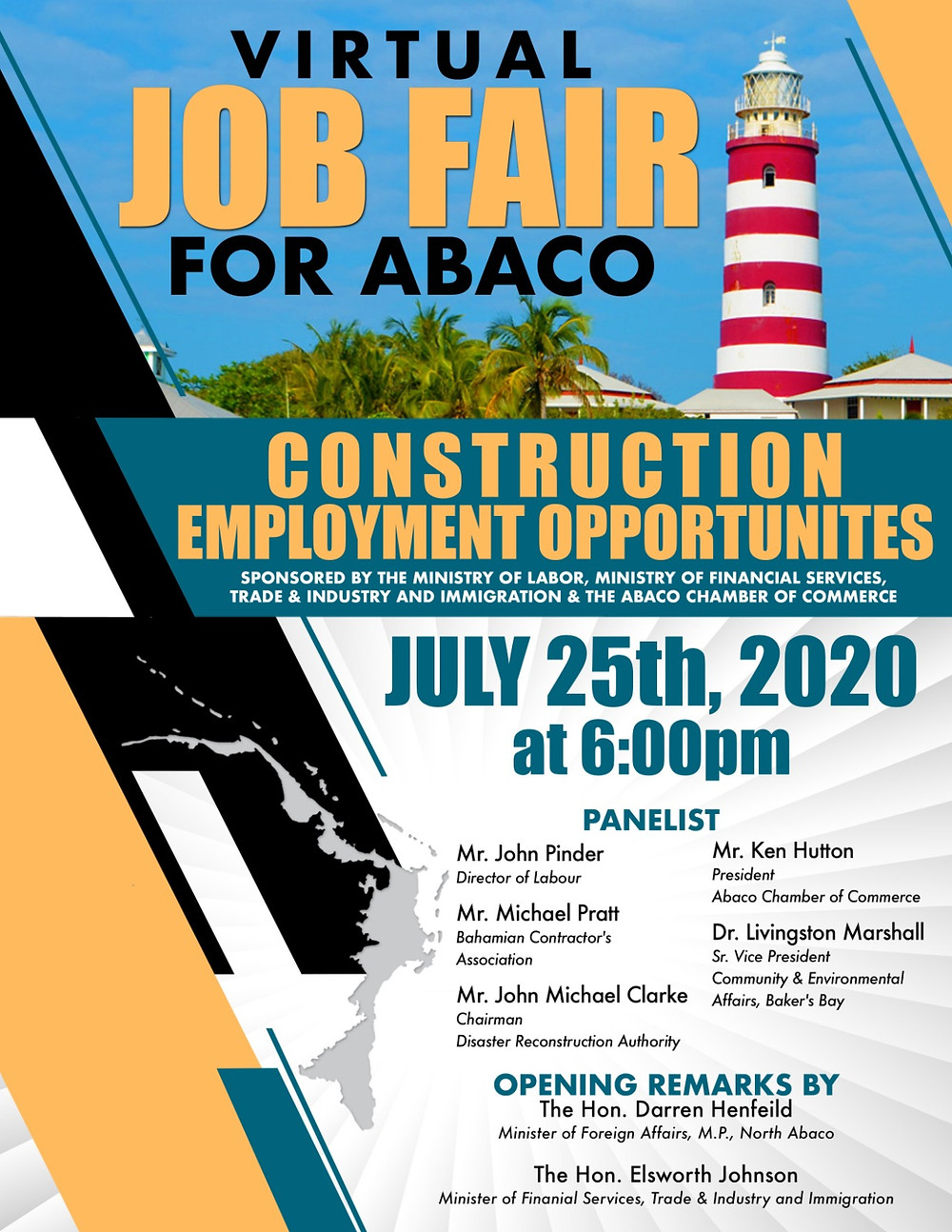 Virtual Job Fair For Abaco July 25th 2020