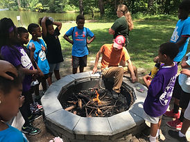 cwk campers doing wilderness training