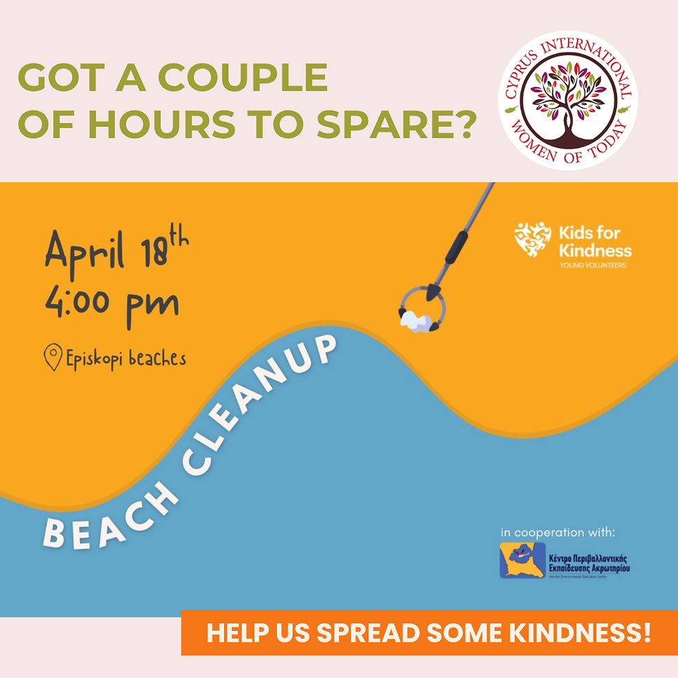 Lend a Hand, Spread Kindness! | Beach Clean Up Episkopi
