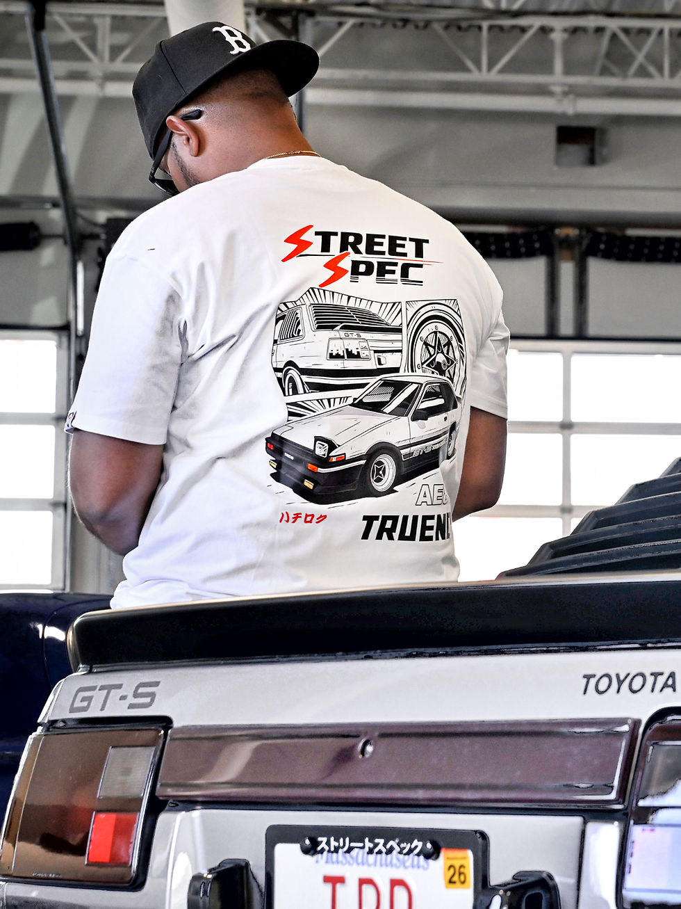 Thumbnail: AE86 Manga Club T-shirt · White