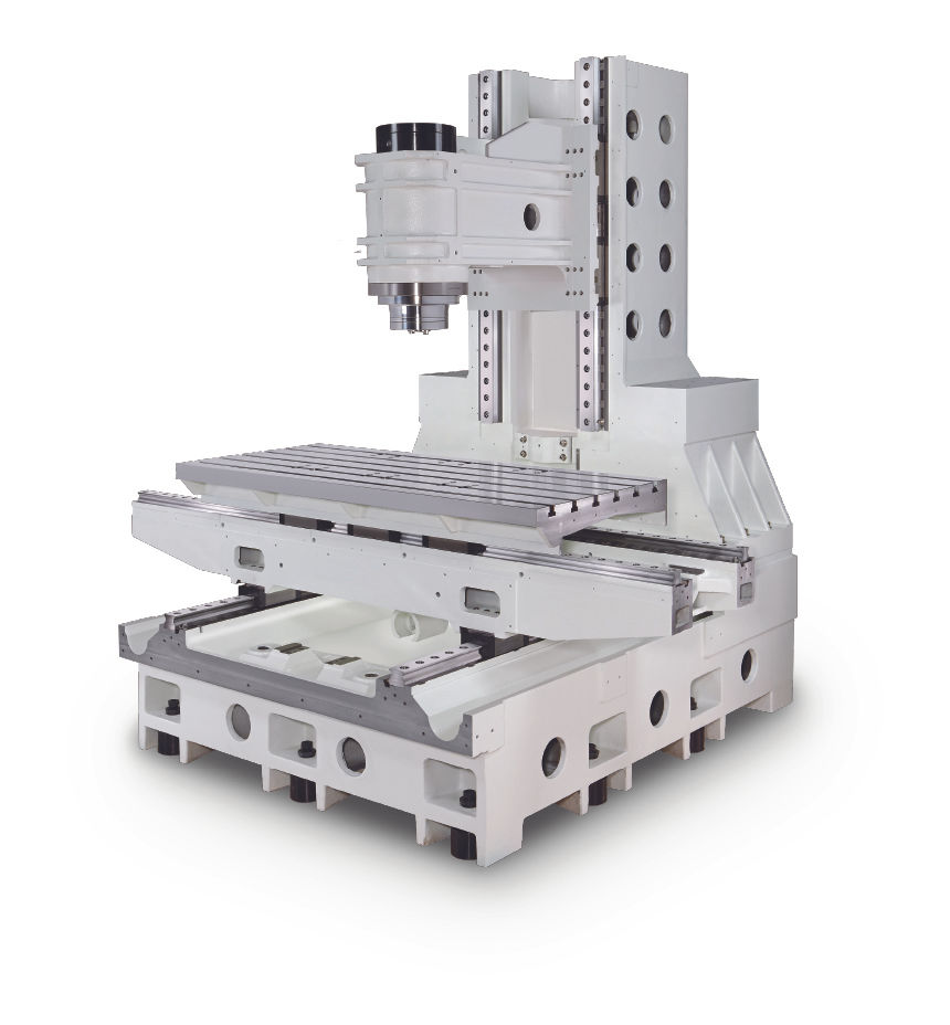 MicroDynamics C-frame machines are built around a heavily ribbed FC300 Meehanite casting, optimized through finite element analysis (FEA) for maximum rigidity and long-term stability. The MEGA and TERA series represent two C-frame sizes, both designed with a compact footprint while maintaining structural strength. Key design elements include a symmetric structure to control thermal distortion, a wide base for improved stability, and a honeycomb ribbed internal design to maximize stiffness without unnecessary weight. Critical surfaces are hand scraped to ensure precise contact and alignment, further enhancing accuracy and consistency during machining.
