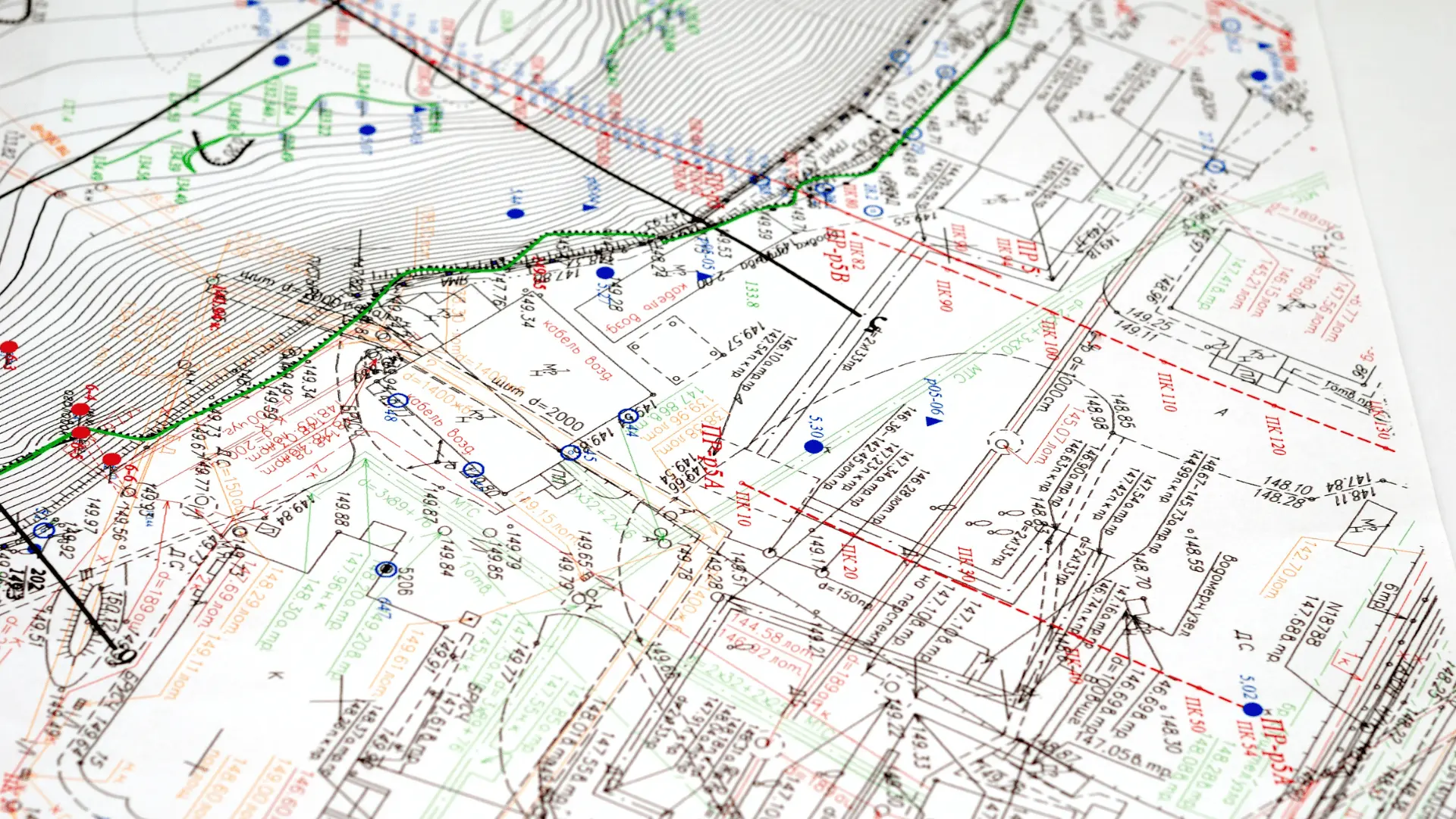 plan topographique
