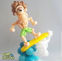 $85 - Surfer balloon character - Pimp My Ballo