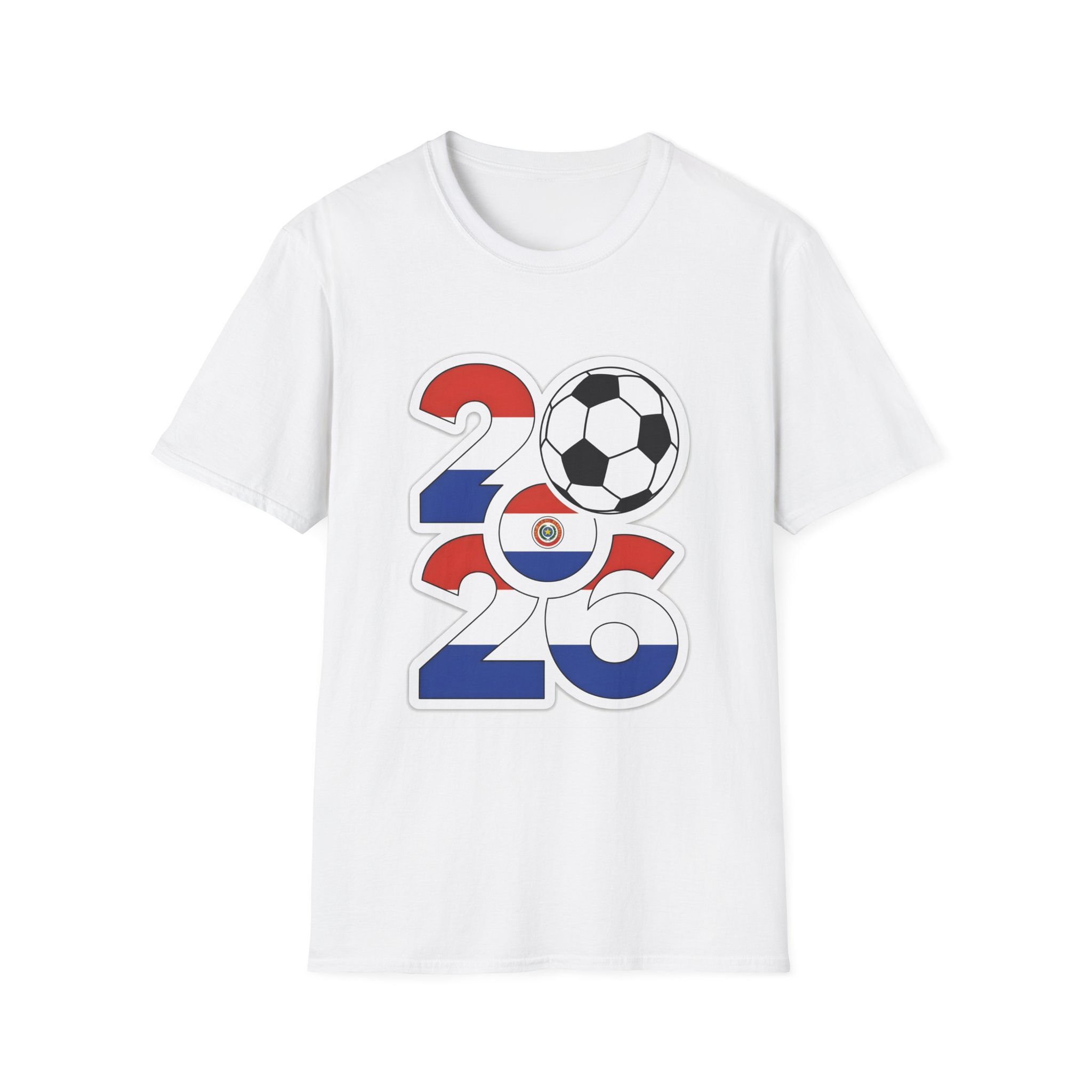2026 Paraguay Soccer T-Shirt — World Cup Football Fan Tee