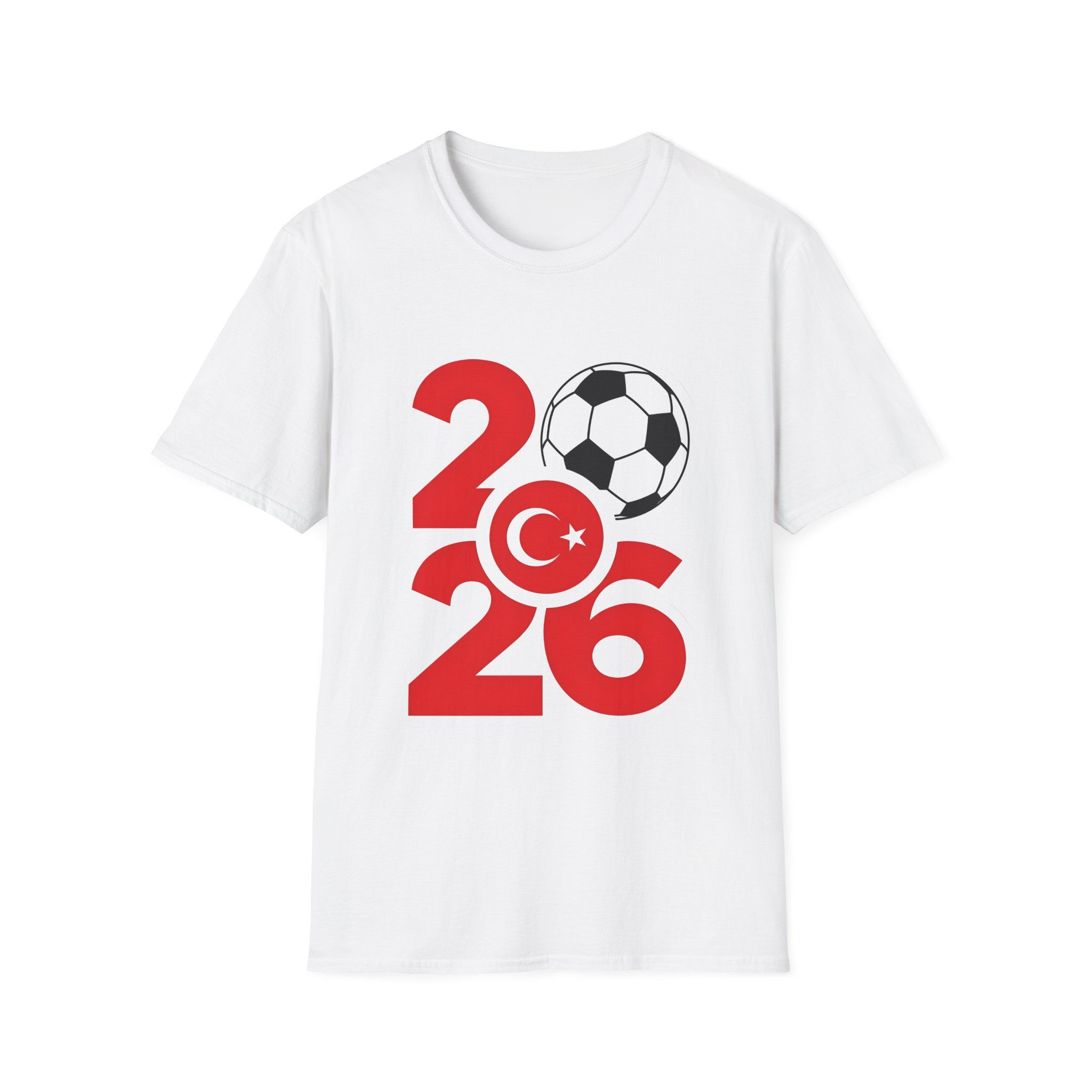2026 Turkey Soccer T-Shirt — World Cup Football Fan Tee