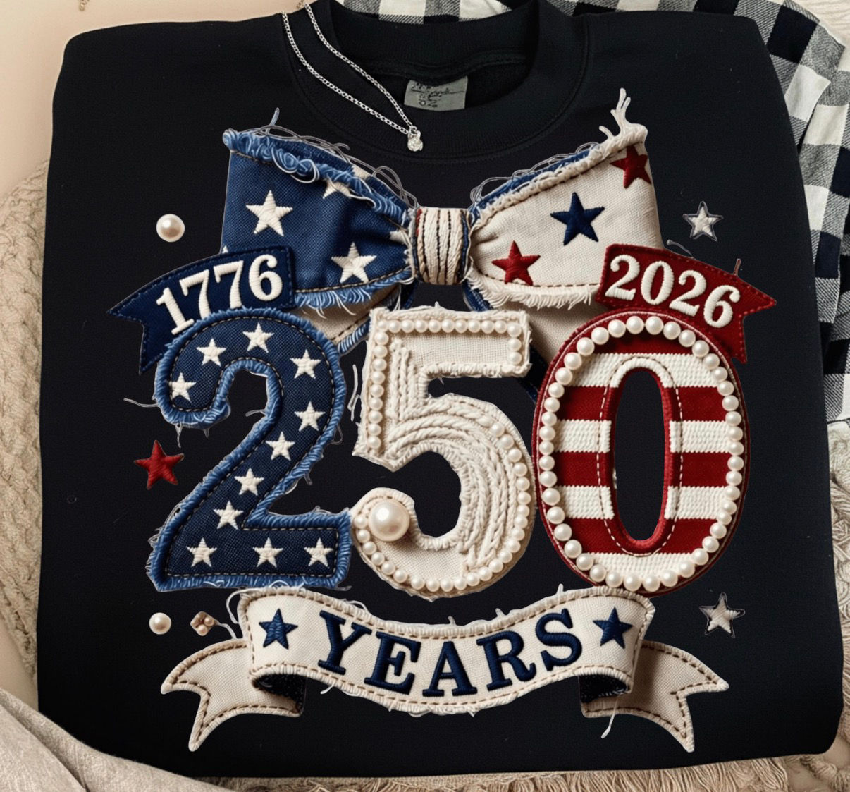 250 years faux pearls 