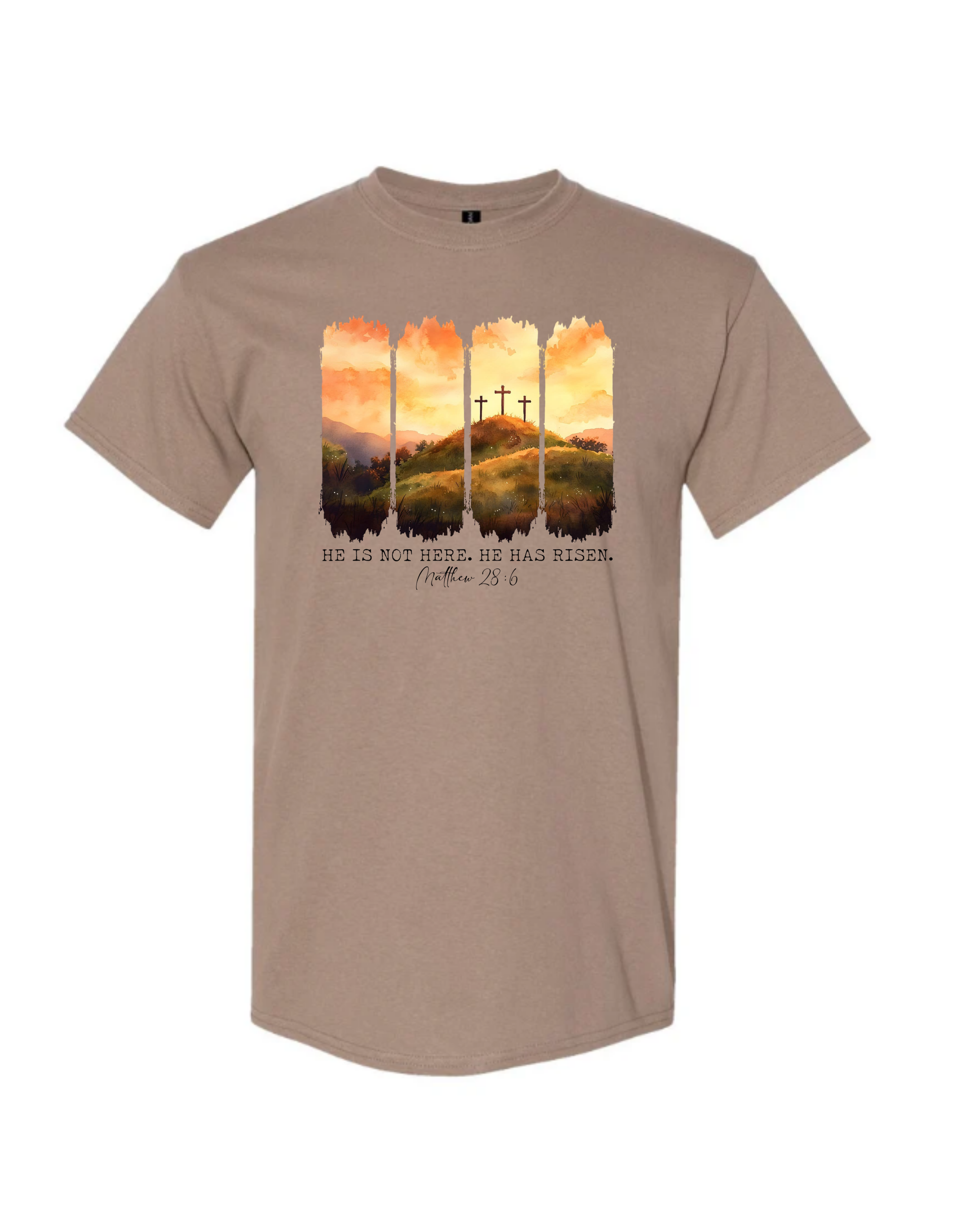 He is not here. He is risen