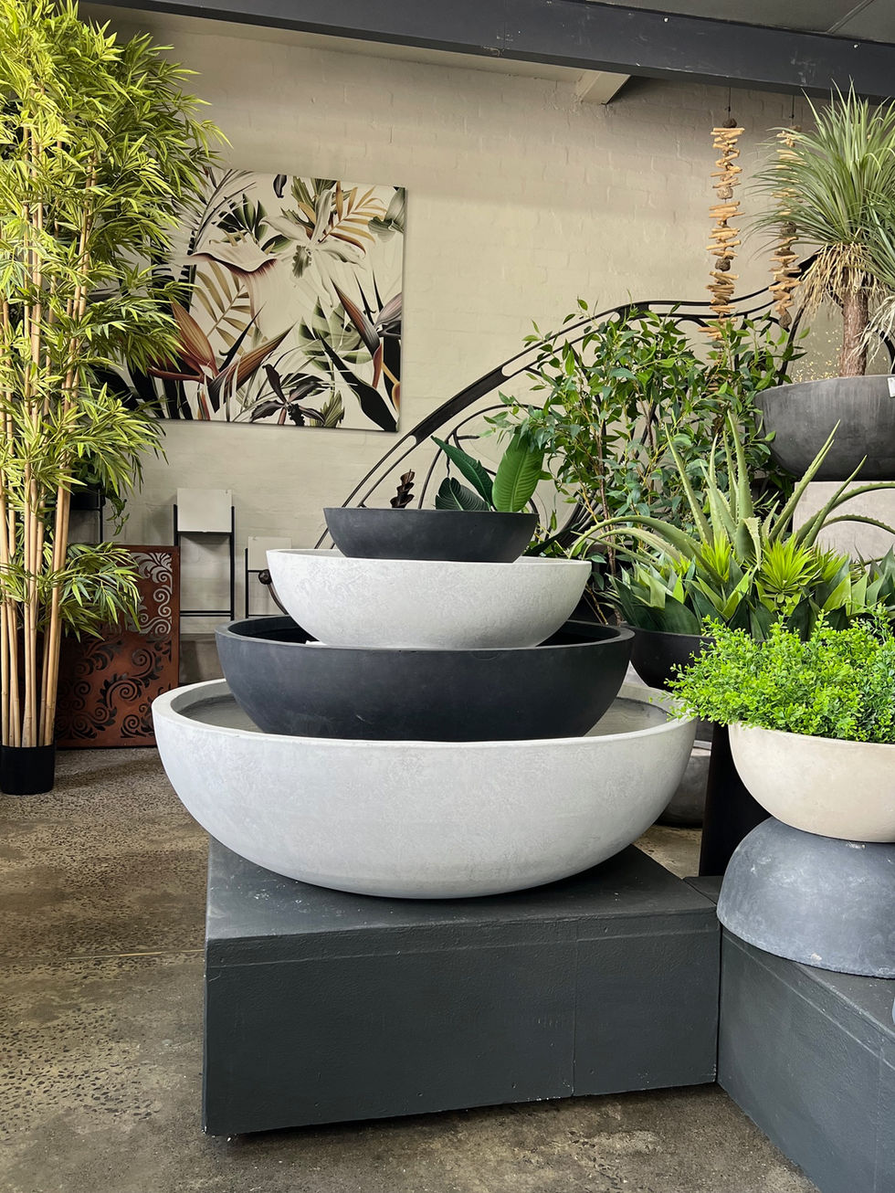 Protea Dish Outdoor Pots