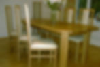 Oak dining suite