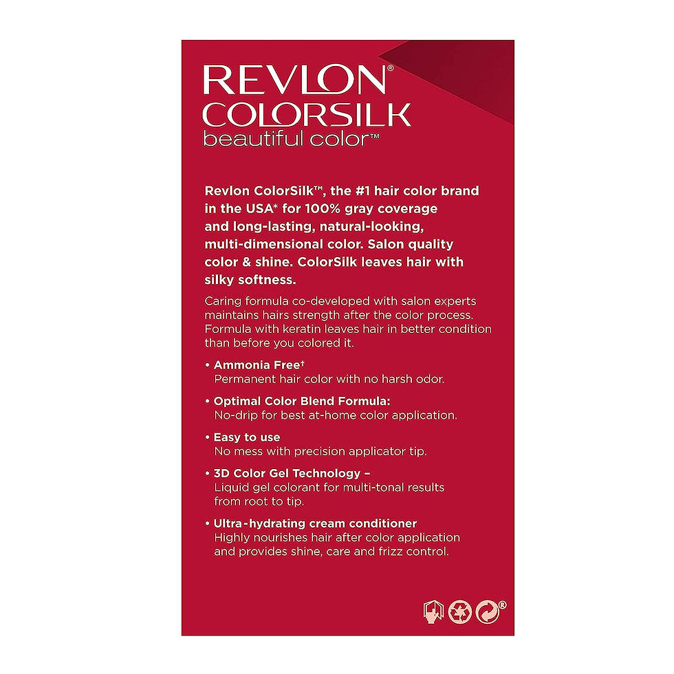 Thumbnail: Permanent Hair Color by Revlon, Permanent Red Hair Dye, Colorsilk with 100% Gra