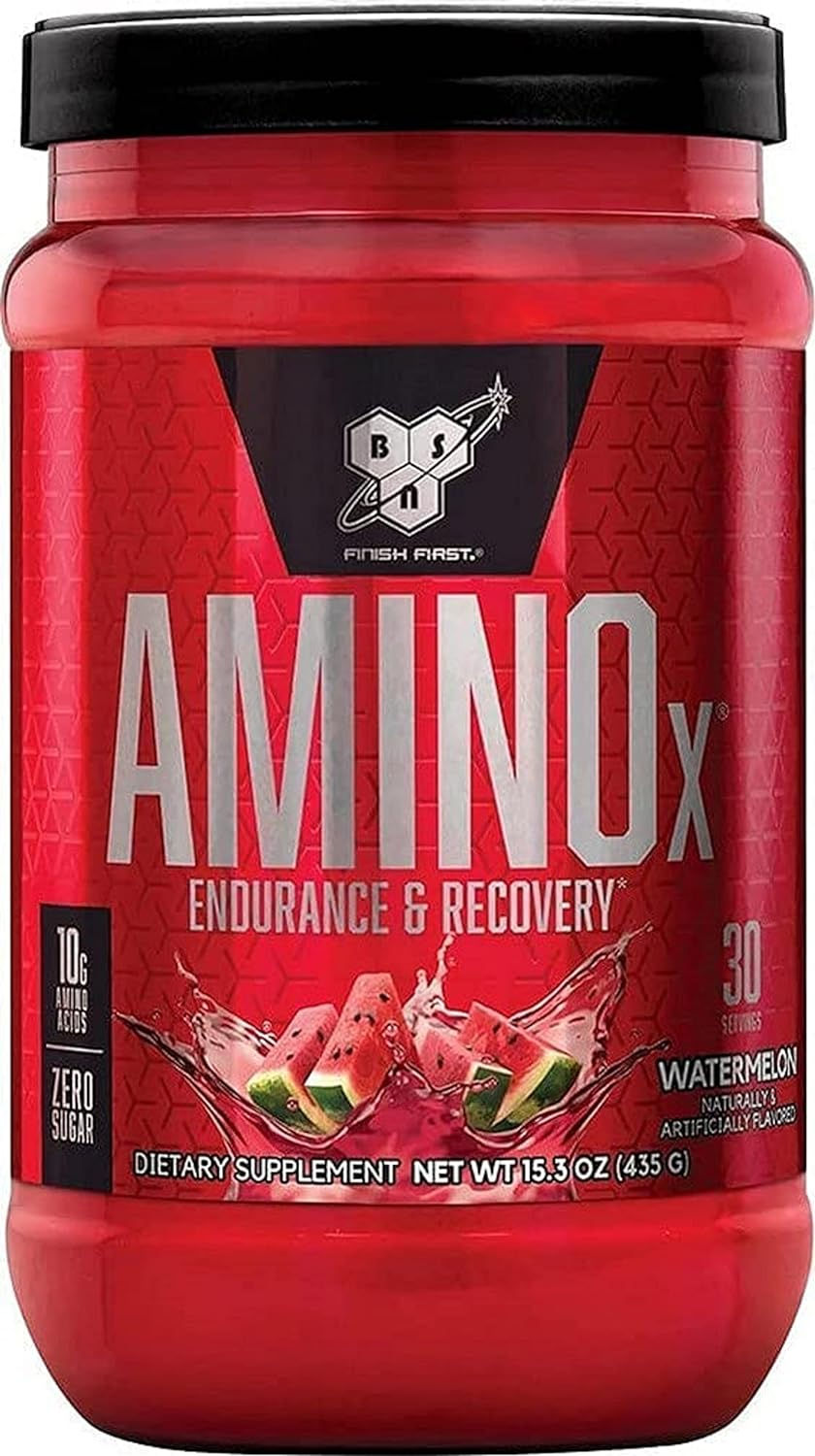 Thumbnail: BSN Amino X Muscle Recovery & Endurance Powder with BCAAs, Intra Workout Suppor