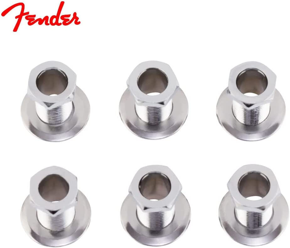 Thumbnail: Fender Deluxe Locking Staggered Guitar Tuners, Chrome