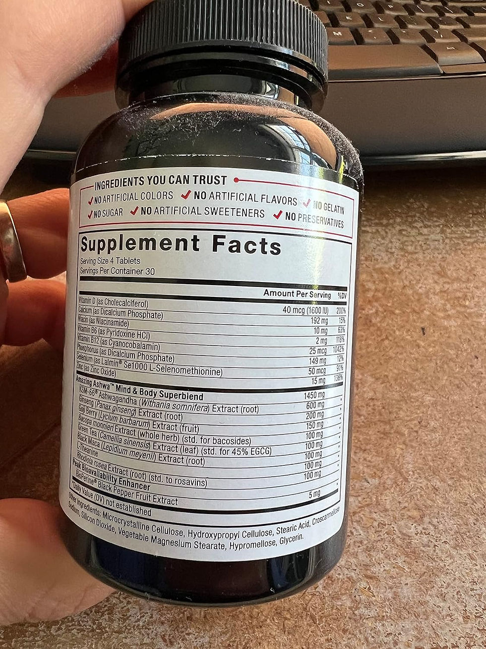 FORCE FACTOR Amazing Ashwa for Stress Relief, Memory, Focus, and Immune Support