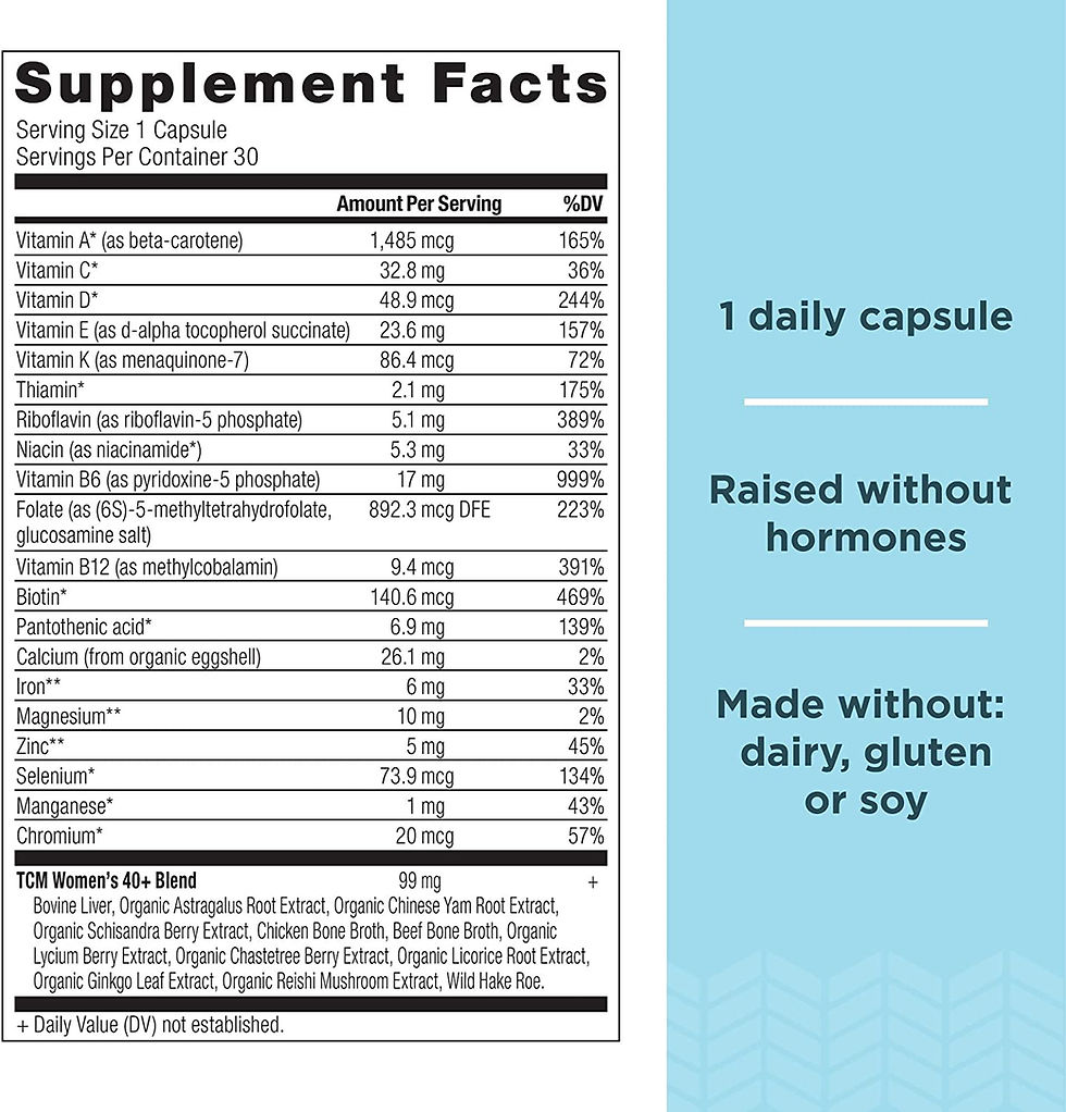 Thumbnail: Ancient Nutrition Multivitamin for Women, Ancient Multi Women's 40+ Once Daily