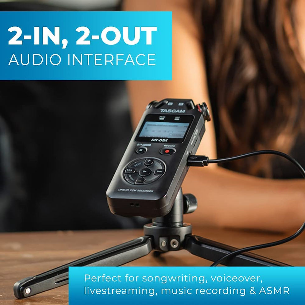 Thumbnail: Tascam DR-05X Stereo Handheld Digital Audio Recorder and USB Audio Interface