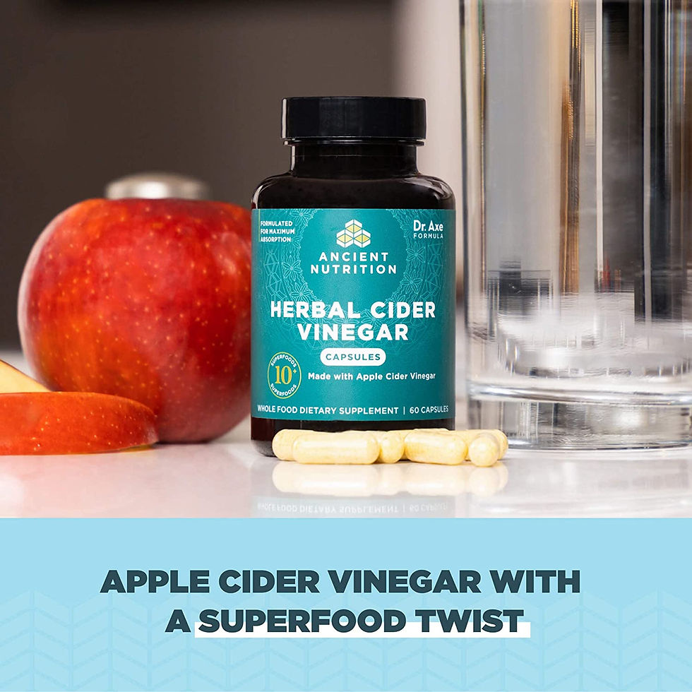 Thumbnail: Ancient Nutrition Herbal Apple Cider Vinegar Capsules with Superfood & Antioxid