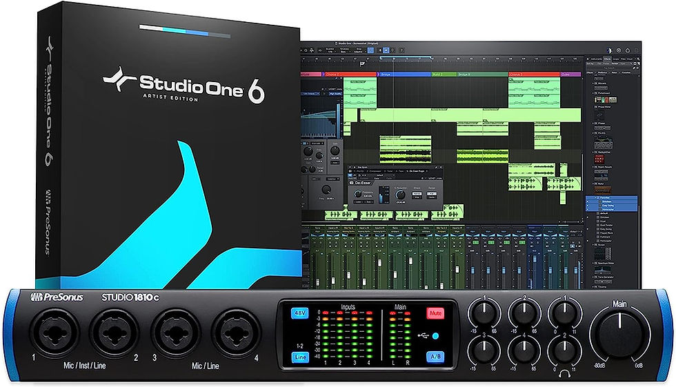 Thumbnail: PreSonus Studio 24c 2x2, 192 kHz, USB Audio Interface with Studio One Artist an