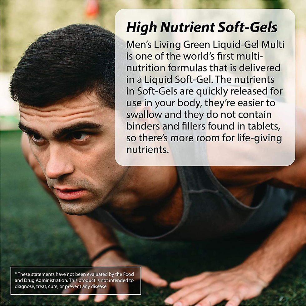 Thumbnail: Irwin Naturals Men's Living Green Liquid-Gel Multi - 70 Essential Nutrients, Fu