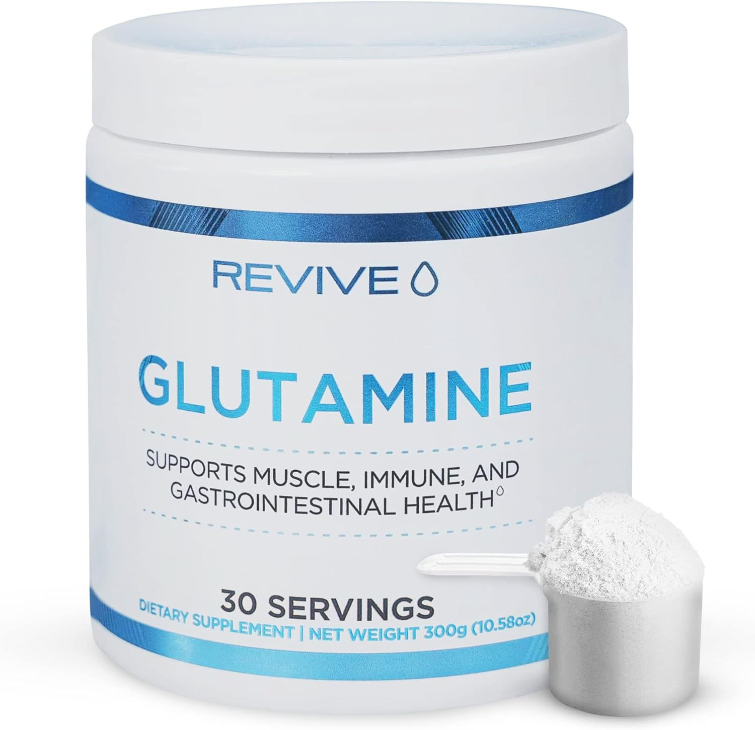 REVIVE Gut L-Glutamine Powder MD - Muscle Recovery & Immune System Booster for
