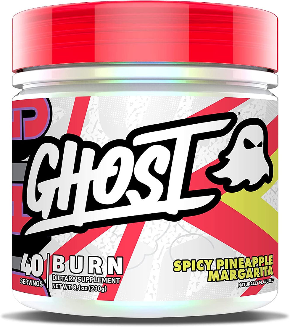 GHOST Burn Thermogenic Fat Burner Powder, Spicy Pineapple Margarita - 40 Servin