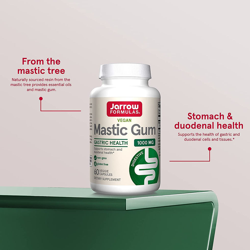 Thumbnail: Jarrow Formulas Mastic Gum 1000 mg - for Gastric Health - 60 Veggie Caps - Natu