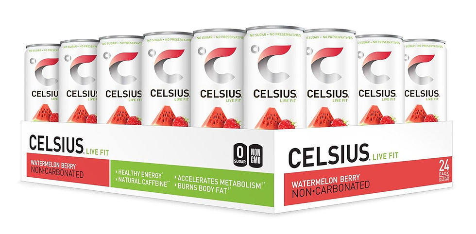 Thumbnail: CELSIUS Fitness Drink 4-Flavor Variety Pack, Zero Sugar, 12oz. Slim Can, 12 Pack
