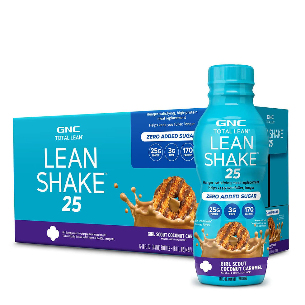 Thumbnail: GNC Total Lean | Lean Shake 25, To Go Bottles | Low-Carb Protein Shake to Impro