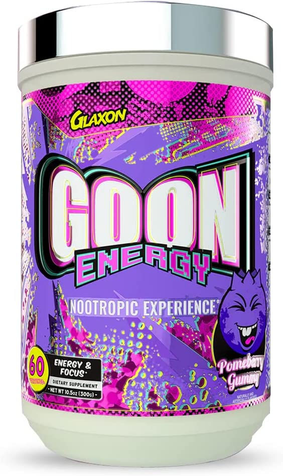 Thumbnail: Glaxon Goon Energy - Nootropic and Focus Supplement, 60 Servings, Energy Drink