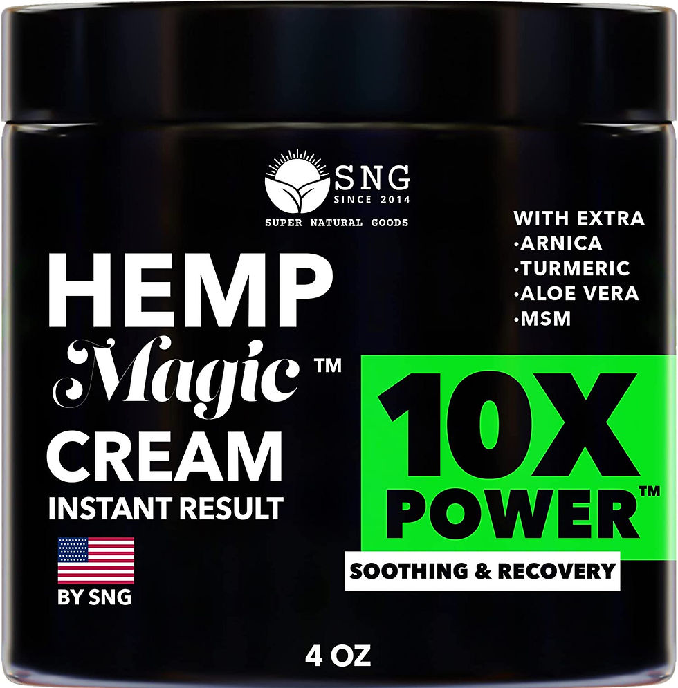 Thumbnail: Hemp Cream 4oz Hemp Oil & Arnica Cream, Discomfort on Joint, Muscle, Shoulder,