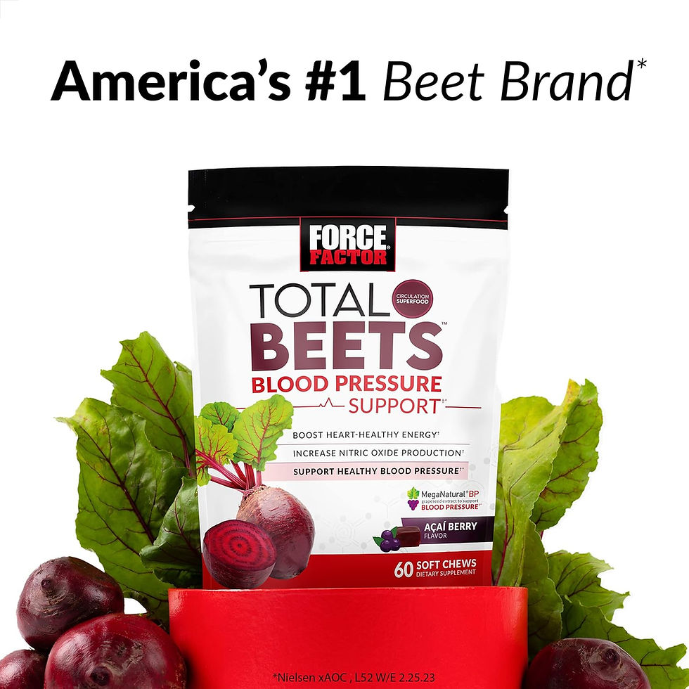 Thumbnail: Force Factor Total Beets Blood Pressure Support Supplements with Beet Powder, G