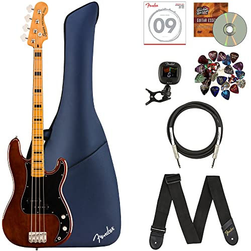 Thumbnail: Fender Squier Affinity Precision Bass PJ Bundle with Gig Bag, Tuner, Strap, and