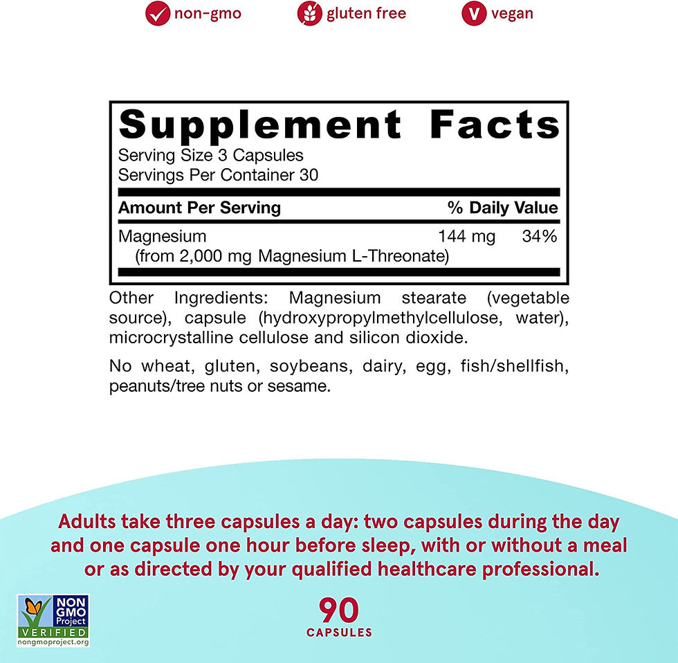Thumbnail: Jarrow Formulas MagMind - Includes Magnesium L-Threonate (Magtein) - Supports B