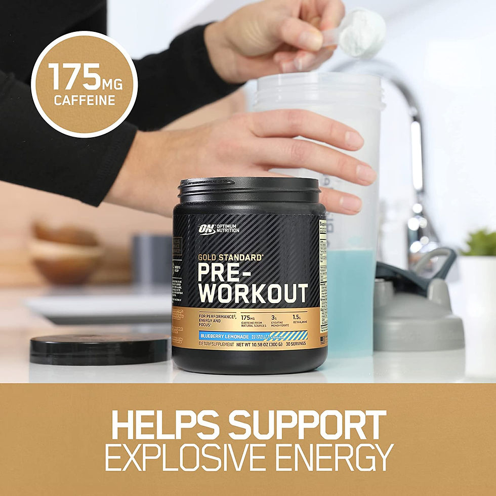 Thumbnail: Optimum Nutrition Gold Standard Pre-Workout, Vitamin D for Immune Support, with