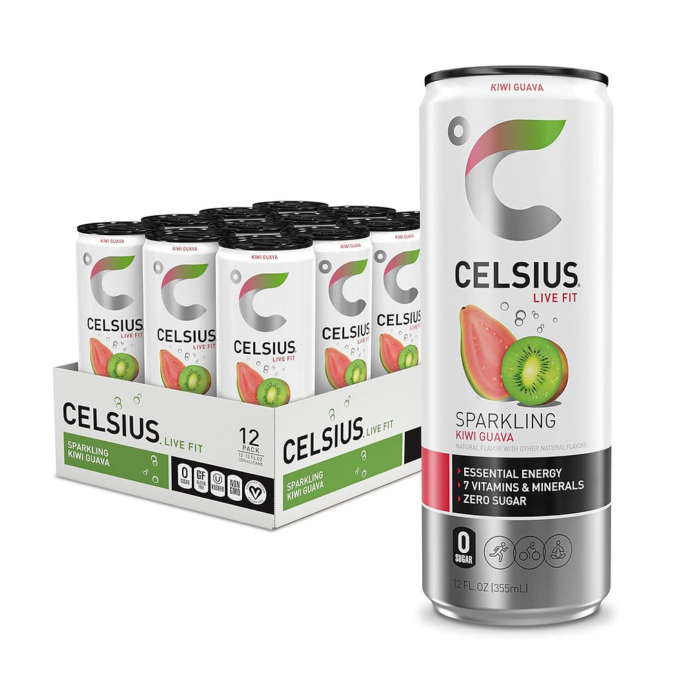 Thumbnail: CELSIUS Sparkling Kiwi Guava, Functional Essential Energy Drink 12 Fl Oz (Pack 
