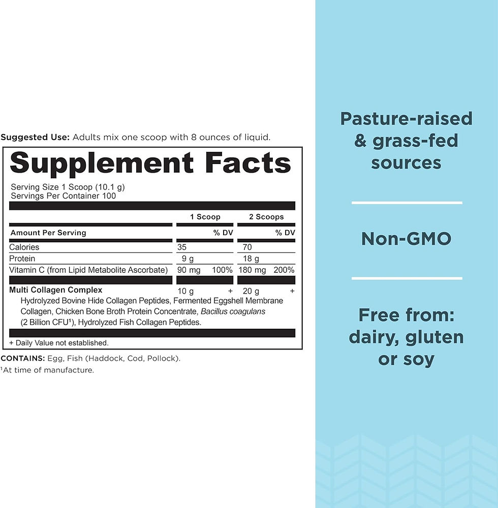 Thumbnail: Ancient Nutrition Collagen Powder Protein with Probiotics, Unflavored Multi Col