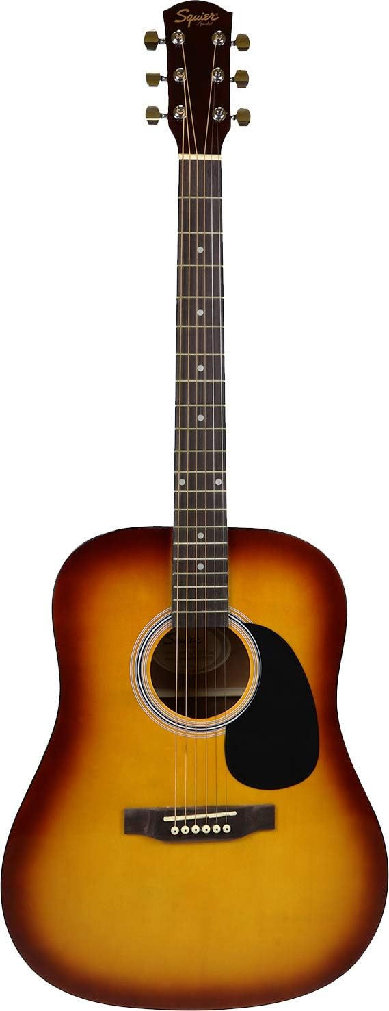 Thumbnail: Fender Squier Dreadnought Acoustic Guitar - Sunburst Learn-to-Play Bundle with