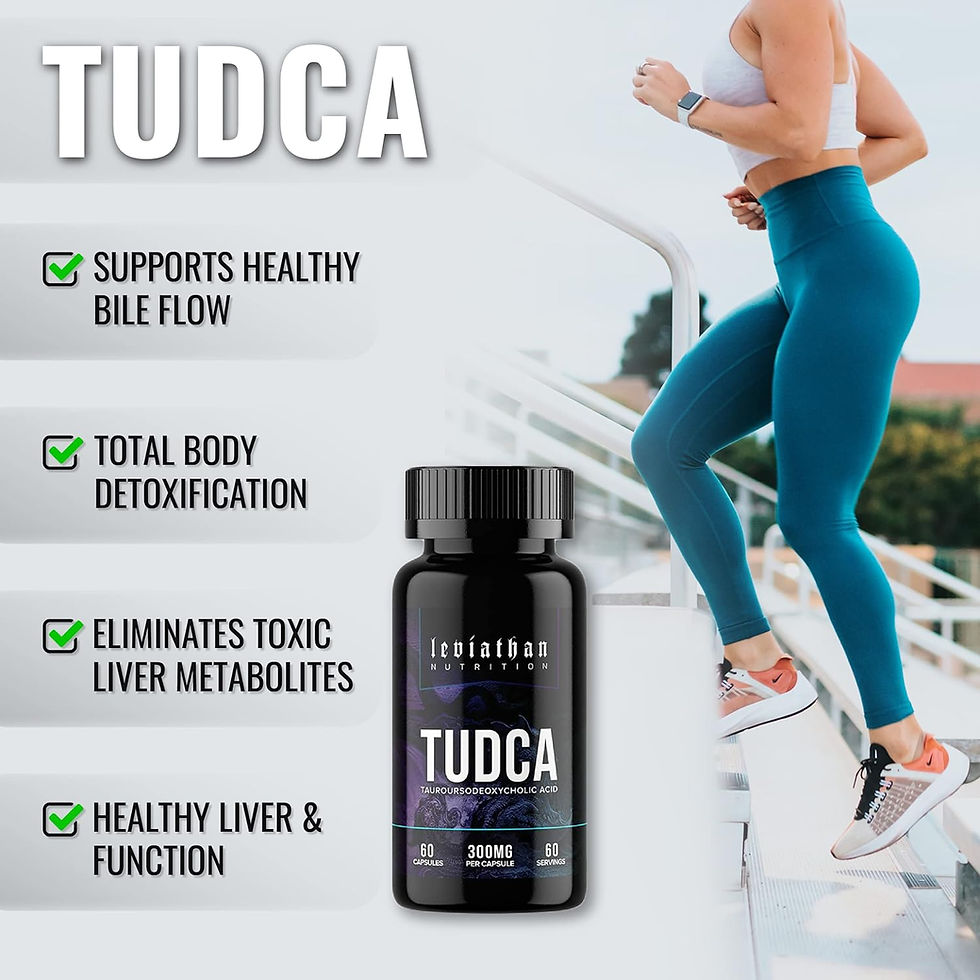 Thumbnail: Leviathan Nutrition TUDCA Bile Salts 300mg - Best Tudca Support for Liver Clean
