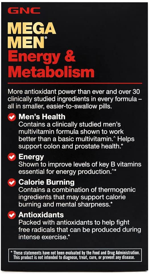 Thumbnail: GNC Mega Men Energy Metabolism 90 Caplets