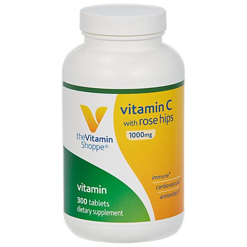 The Vitamin Shoppe Vitamin C 1,000MG with Rose Hips, Antioxidant That Supports