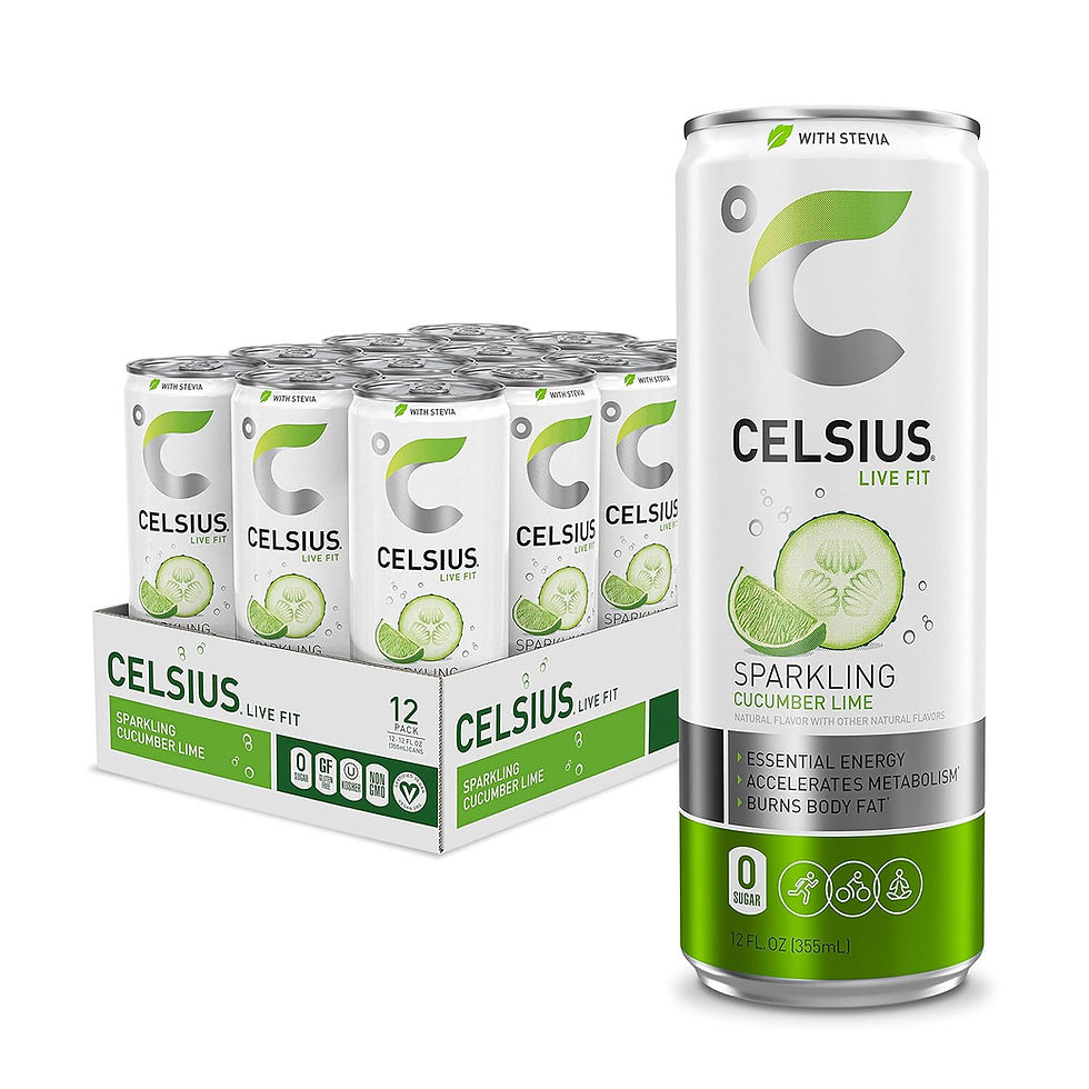 Thumbnail: CELSIUS Fitness Drink 4-Flavor Variety Pack, Zero Sugar, 12oz. Slim Can, 12 Pack