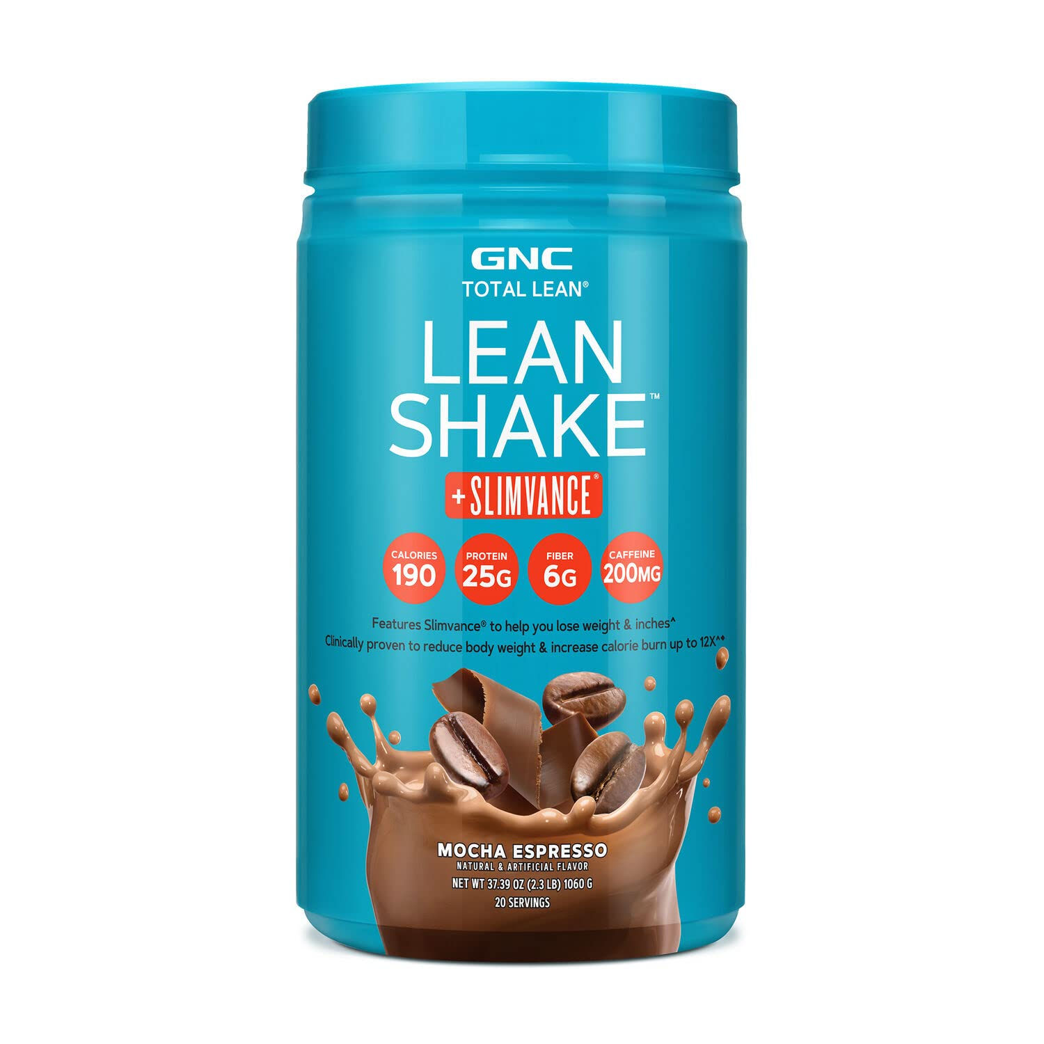 GNC Total Lean | Lean Shake + Slimvance | Weight Loss Protein Powder with 200mg