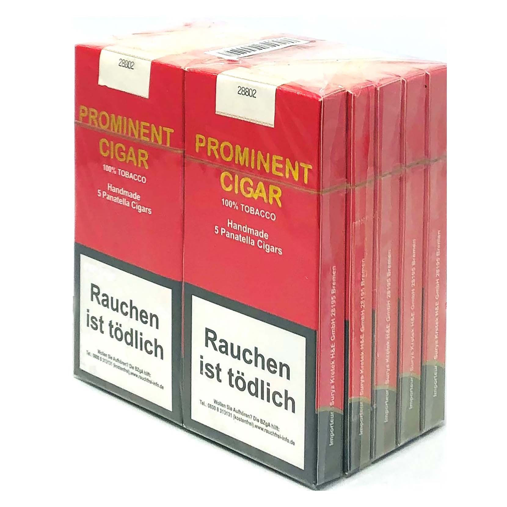 PROMINENT Panatella -Zigarren 5er - 100% Tabak