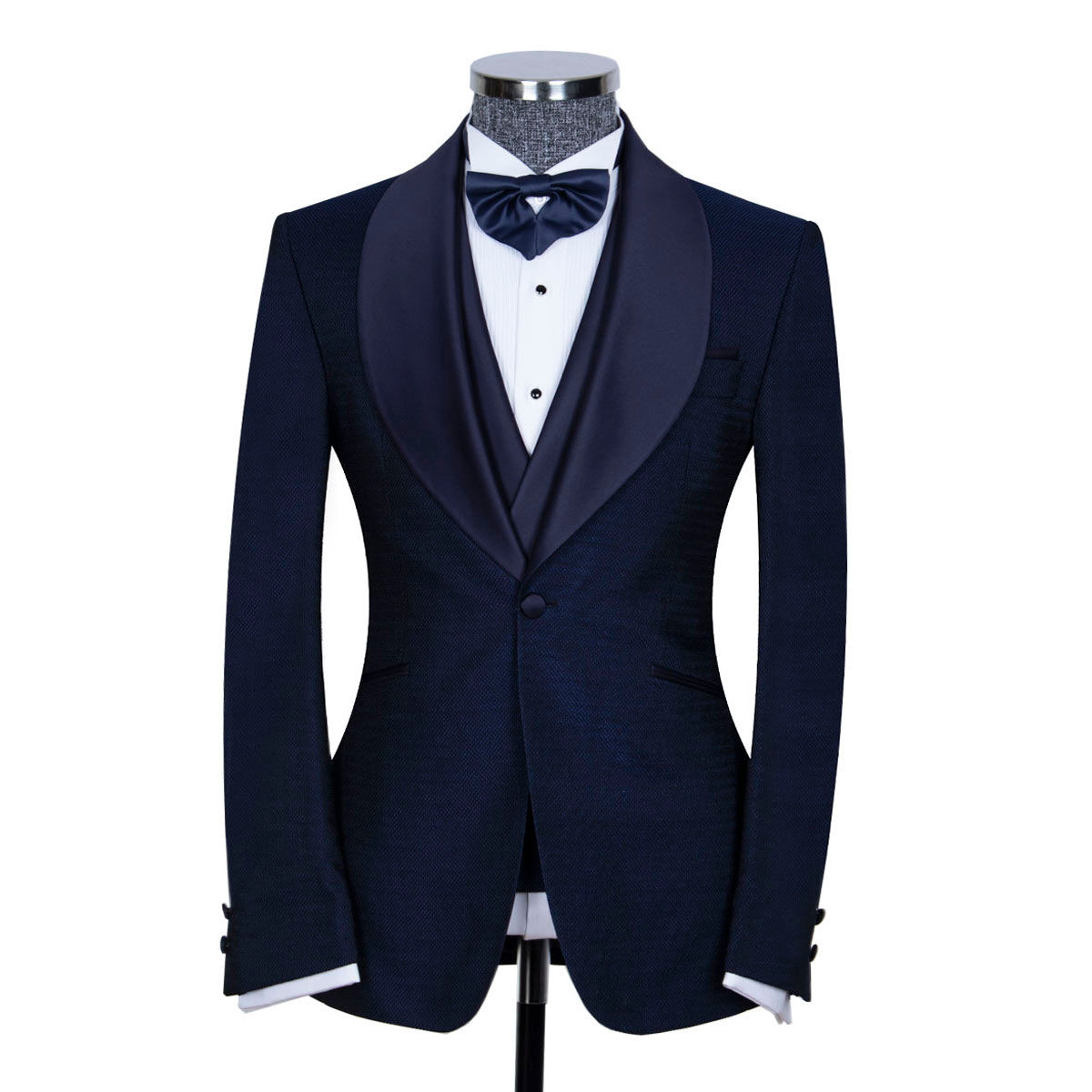 Classic Navy Blue 3 Piece Tuxedo