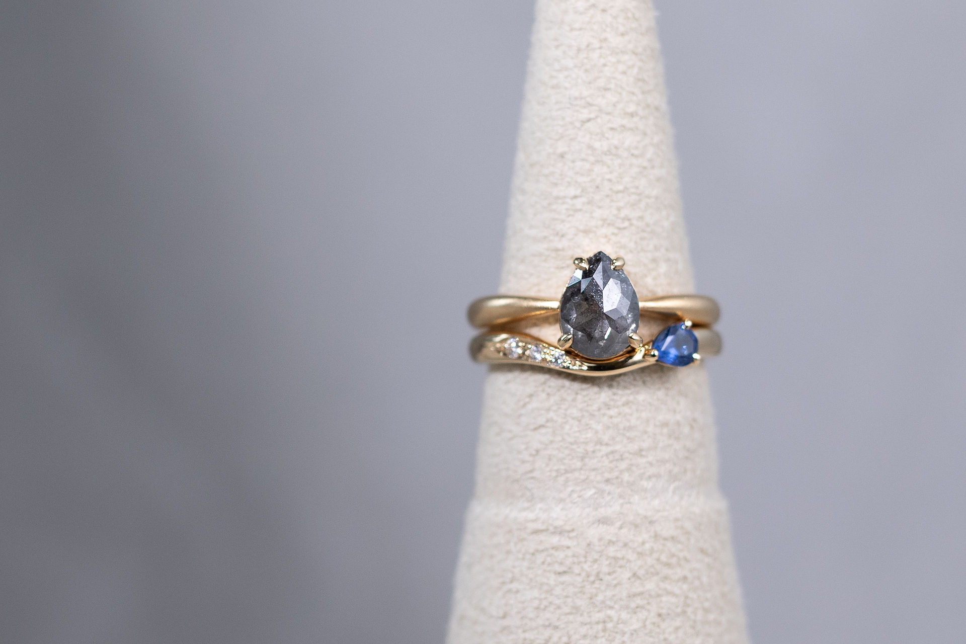 Bespoke Stackable Wedding Band and Engagement Ring