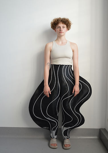 innovative fashion design with 3d printed textile