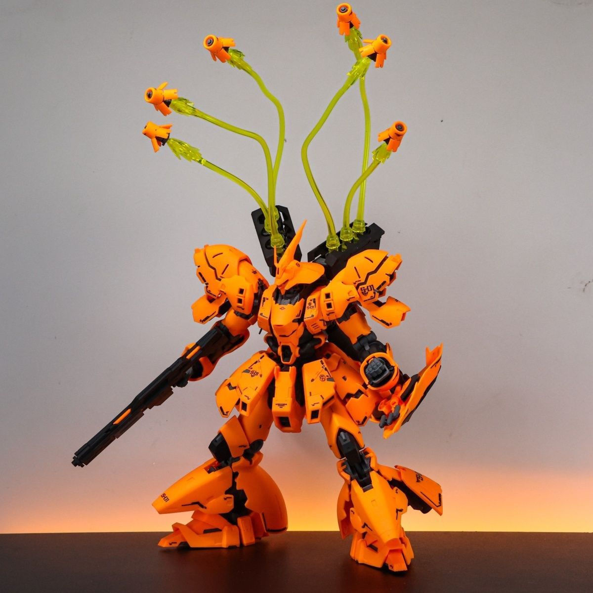 Star RG Sazabi Hermes Orange