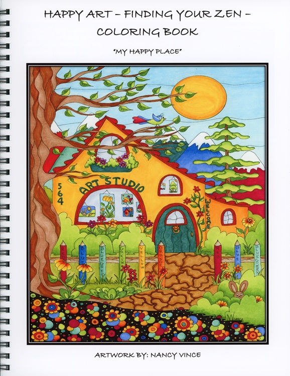 My Happy Place Colouring Book