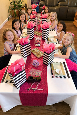 Sephora themed patch and charm party